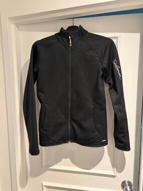 Salomon Black Performance Full-Zip Utility Jacket